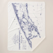 Long Island The Hamptons Map Sherpadecke (Vorderseite)