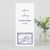 Long Island The Hamptons Map VC Einladung (Stehend Vorderseite)