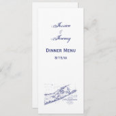 Long Island The Hamptons Map VC Einladung (Vorne/Hinten)