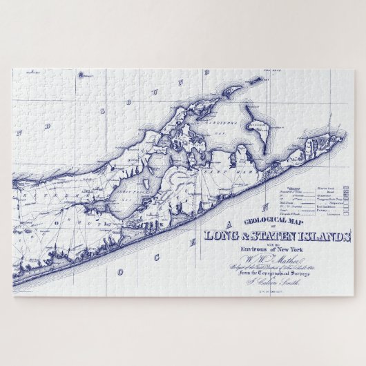 Long Island The Hamptons Map VC Puzzle (Horizontal)