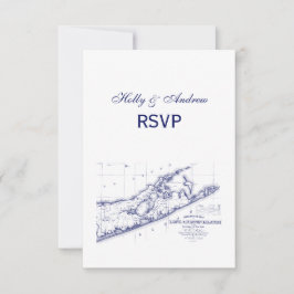 Long Island The Hamptons Map VC UAWG RSVP Karte