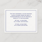 Long Island The Hamptons Map VC Visitenkarte (Rückseite)