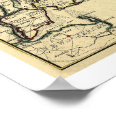 Long Island und Connecticut Karte 1780 Poster (Ecke)