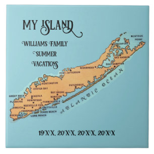 Long Island - Vacation Memory Keramik Tile Fliese