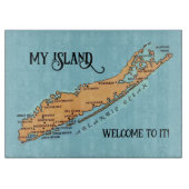 Long Island - Willkommen Schneidebrett (Vorderseite)