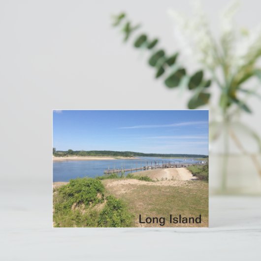 Long Island's North Shore Postkarte (Stehend Vorderseite)