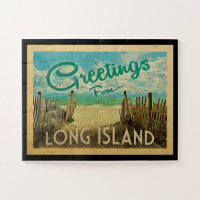 Long- Islandstrand-Vintage Reise