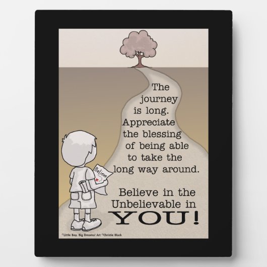 Long Journey Fotoplatte (Vorderseite)