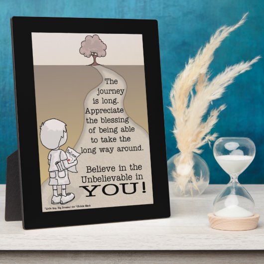 Long Journey Fotoplatte (Seite)