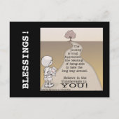 Long Journey Postkarte (Vorderseite)