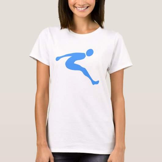 Long Jump - Baby Blue T-Shirt (Vorderseite)