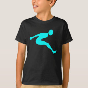 Long Jump - Cyan T-Shirt