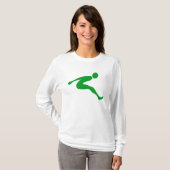 Long Jump, grün T-Shirt (Vorne ganz)
