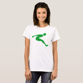 Long Jump, grün T-Shirt (Vorne ganz)