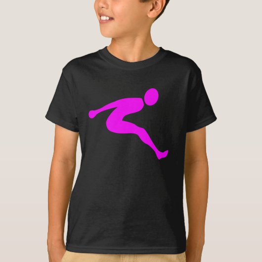 Long Jump - Magenta T-Shirt (Vorderseite)