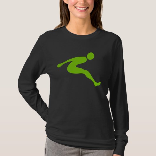 Long Jump - Martian Green T-Shirt (Vorderseite)
