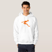 Long Jump - Orange Hoodie (Vorne ganz)