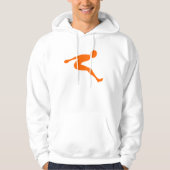 Long Jump - Orange Hoodie (Vorderseite)