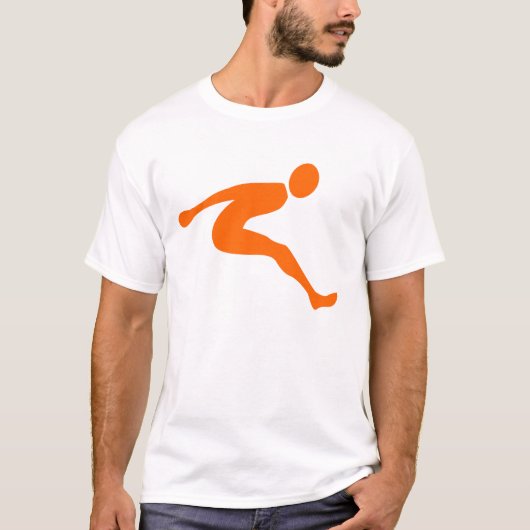 Long Jump - Orange T-Shirt (Vorderseite)