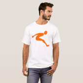 Long Jump - Orange T-Shirt (Vorne ganz)