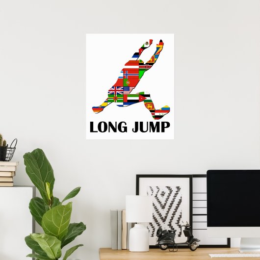 Long Jump Poster (Heimbüro)