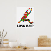 Long Jump Poster (Küche)