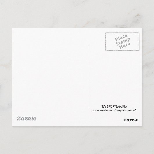 Long Jump Postkarte (Rückseite)