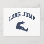 Long Jump Postkarte (Vorderseite)