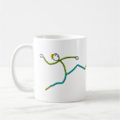 Long Jump Stickman Kaffeetasse (Links)