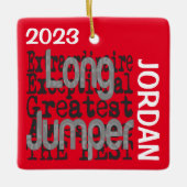 Long Jumper Extraordinaire CUSTOM Keramikornament (Vorderseite)