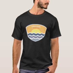 Long Lake Michigan MI Sunset Vacation T-Shirt