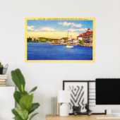 Long Lake - Naples Waterfront & Bay of Naples Inn Poster (Heimbüro)