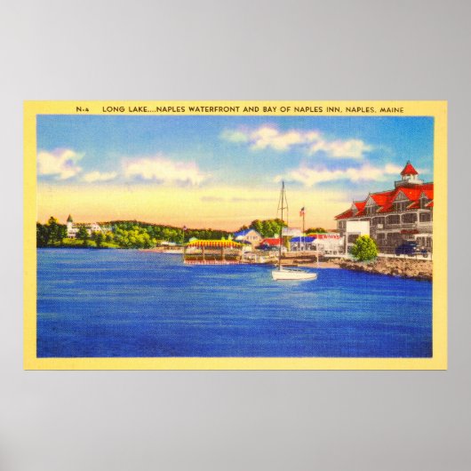 Long Lake - Naples Waterfront & Bay of Naples Inn Poster (Vorne)