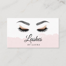 Long Lash Extension Makeup Artist Business Card Visitenkarte