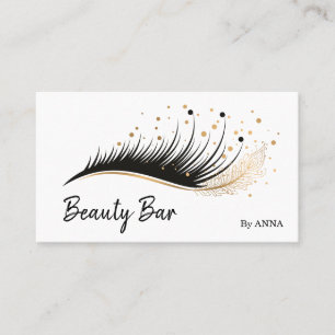 Long Lash Extension Makeup Feather Beauty Salon Visitenkarte