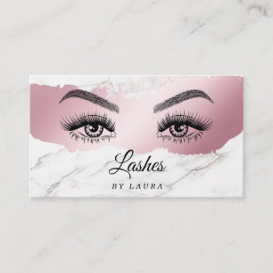 Long Lash Extension Makeust Artist Schönes Auge Visitenkarte