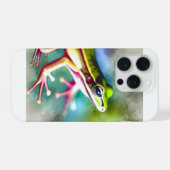 Long legged frog 100924AREF149 - Watercolor iPhone Hülle (Rückseite (Horizontal))