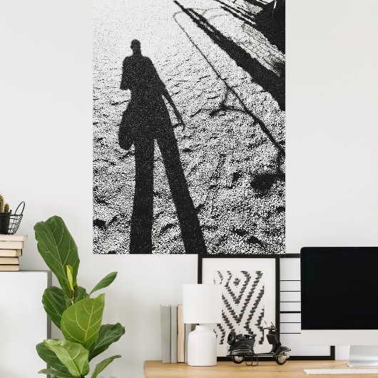 Long Legs Silhouette Poster (Heimbüro)