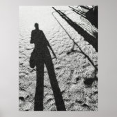Long Legs Silhouette Poster (Vorne)