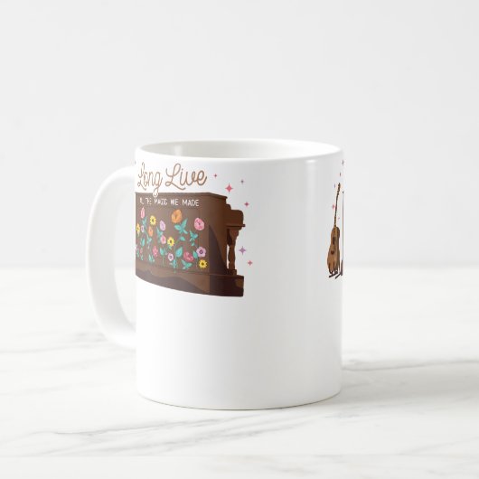 Long Live All The Magic We Made Eras Piano Kaffeetasse (Vorderseite Links)