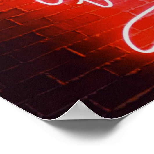 Long Live Bacon Neon Sign, Bacon Liebhaber Poster (Ecke)