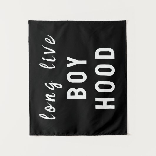 Long Live Boyhood Boy's Room Kinderzimmer Spielsaa Wandteppich (Vorderseite)