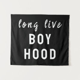 Long Live Boyhood Boy's Room Kinderzimmer Spielsaa Wandteppich