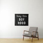 Long Live Boyhood Boy's Room Kinderzimmer Spielsaa Wandteppich (Beispiel (Horizontal))