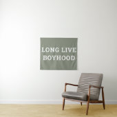 Long Live Boyhood Boy's Room Kinderzimmer Wandteppich (Beispiel (Horizontal))