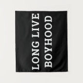 Long Live Boyhood Boy's Room Kinderzimmer Wandteppich (Vorderseite)