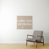 Long Live Boyhood Boy's Room Kinderzimmer Wandteppich (Beispiel (Horizontal))