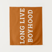 Long Live Boyhood Boy's Room Kinderzimmer Wandteppich (Vorderseite)