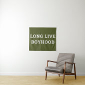 Long Live Boyhood Boy's Room Kinderzimmer Wandteppich (Beispiel (Horizontal))
