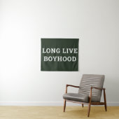 Long Live Boyhood Boy's Room Kinderzimmer Wandteppich (Beispiel (Horizontal))